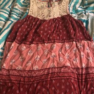 Tribal print long shirt